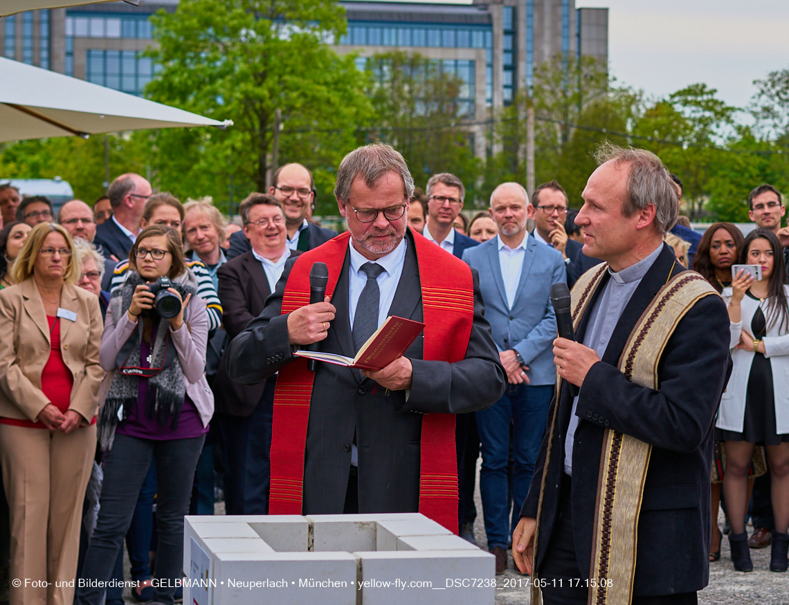 11. Mai 2017 - Grundsteinlegung für die LOGE und dem Kulturquadrat in Neuperlach